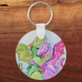 Dragon Hug Schlüsselanhänger (Vorderseite)