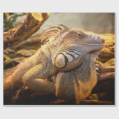 Dragon Iguana Geschenkpapier (Flach)