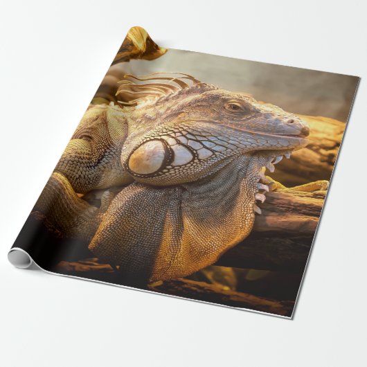Dragon Iguana Geschenkpapier (Ungerollt)