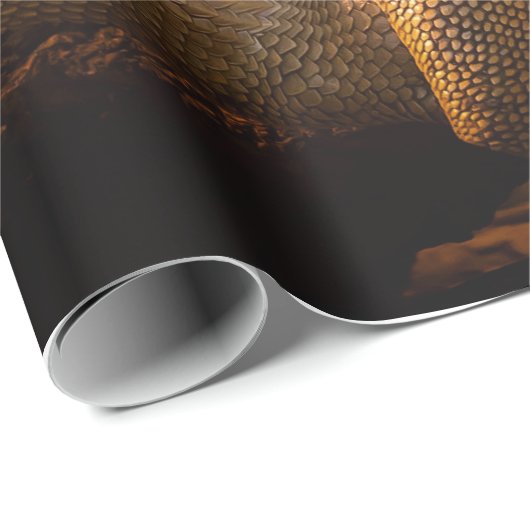 Dragon Iguana Geschenkpapier (Rolleneckpunkt)