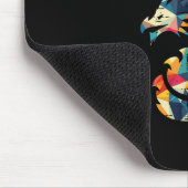 Dragon Imagine Colorful Lygonal Fantasy Art Frauen Mousepad (Ecke)