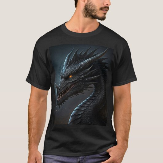Dragon in 4k-Qualität T-Shirt (Vorderseite)