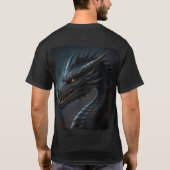 Dragon in 4k-Qualität T-Shirt (Rückseite)