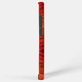 Dragon in Bright Orange Imitats Leather Samsung Galaxy Hülle (Rechte Seite)