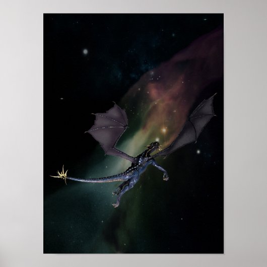 Dragon in Flight Poster (Vorne)