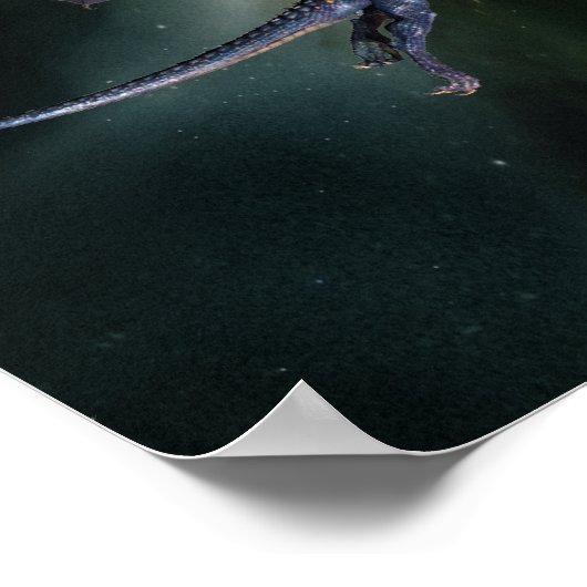 Dragon in Flight Poster (Ecke)