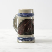 Dragon in Höhle Bierglas (Vorderseite Links)