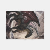 Dragon in Höhle Fleecedecke (Vorderseite (Horizontal))