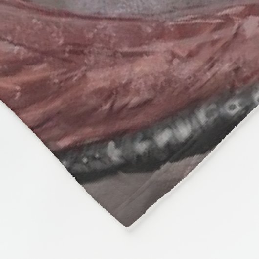 Dragon in Höhle Fleecedecke (Ecke)