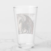 Dragon in Höhle Glas (Rückseite)