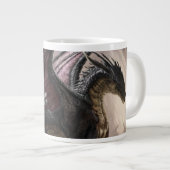 Dragon in Höhle Jumbo-Tasse (Vorderseite Rechts)