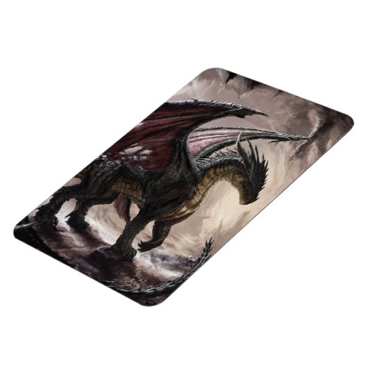 Dragon in Höhle Magnet (Linke Seite)