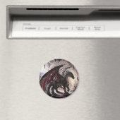 Dragon in Höhle Magnet (In Situ (Geschirrspüler))
