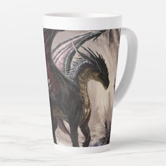 Dragon in Höhle Milchtasse (Rechte Ecke)