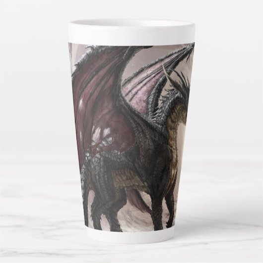 Dragon in Höhle Milchtasse (Vorderseite)