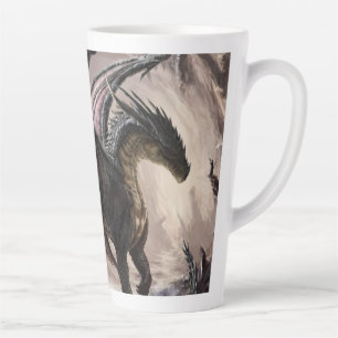 Dragon in Höhle Milchtasse