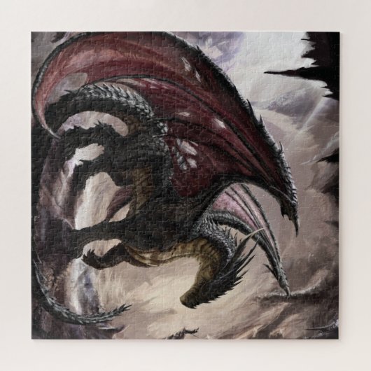 Dragon in Höhle Puzzle (Horizontal)