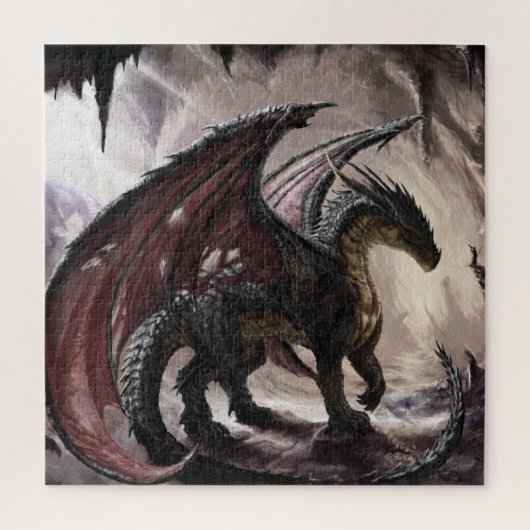 Dragon in Höhle Puzzle (Vertikal)