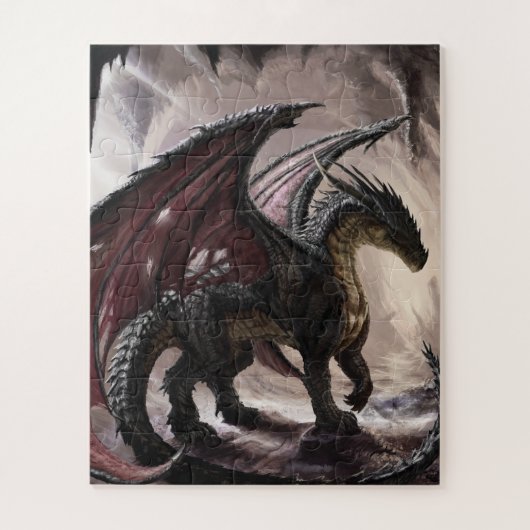 Dragon in Höhle Puzzle (Vertikal)