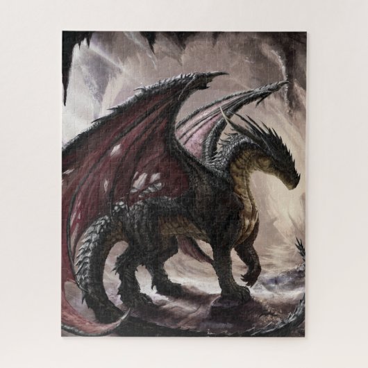 Dragon in Höhle Puzzle (Vertikal)