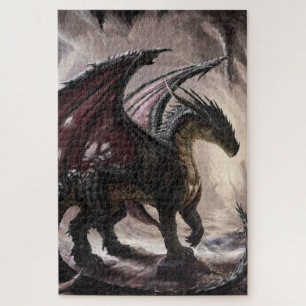 Dragon in Höhle Puzzle