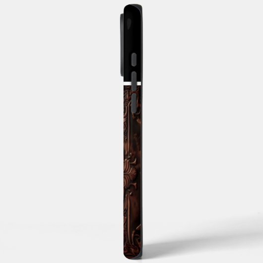 Dragon in Leather Case-Mate iPhone Hülle (Rückseite / Links)