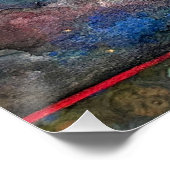 Dragon in the Clouds Poster (Ecke)