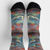 Dragon in the Clouds Socken (Oben)