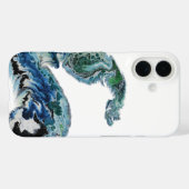 Dragon in the Waves – Abstract Ocean Energy Case-Mate iPhone Hülle (Rückseite (Horizontal))