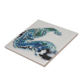 “Dragon in the Waves – Abstract Ocean Energy Fliese (Seite)