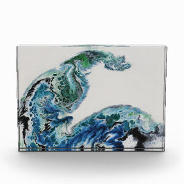 Dragon in the Waves – Abstract Ocean Photo Block