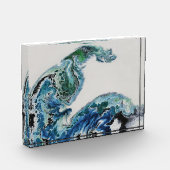 Dragon in the Waves – Abstract Ocean Photo Block (Links)