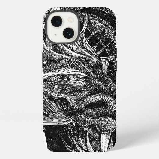 Dragon 'Initial' iPhone Case Hülle (Rückseite)