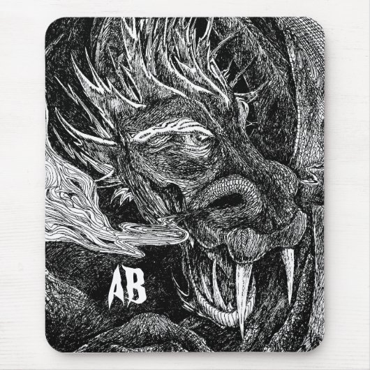 Dragon 'initials' mousepad (Vorne)