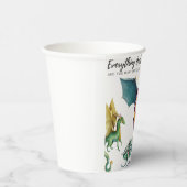 Dragon ist ein legendärer Reptil Pappbecher (Rechts)