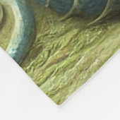 Dragon Jabberwocky Niedlich Fantasy Creative Art Fleecedecke (Ecke)
