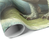 Dragon Jabberwocky Niedlich Fantasy Creative Art Geschenkpapier (Rolleneckpunkt)