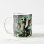Dragon Jabberwocky Niedlich Fantasy Creative Art Kaffeetasse (Links)
