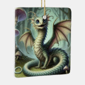 Dragon Jabberwocky Niedlich Fantasy Creative Art Keramikornament (Rechts)