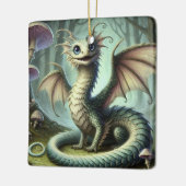 Dragon Jabberwocky Niedlich Fantasy Creative Art Keramikornament (Links)