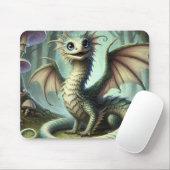 Dragon Jabberwocky Niedlich Fantasy Creative Art Mousepad (Mit Mouse)