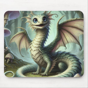 Dragon Jabberwocky Niedlich Fantasy Creative Art Mousepad