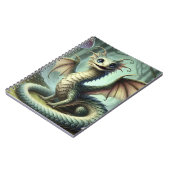 Dragon Jabberwocky Niedlich Fantasy Creative Art Notizblock (Linke Seite)