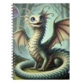 Dragon Jabberwocky Niedlich Fantasy Creative Art Notizblock (Vorderseite)