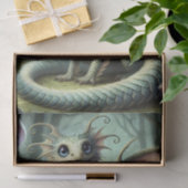 Dragon Jabberwocky Niedlich Fantasy Creative Art Seidenpapier (Geschenk)