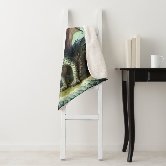 Dragon Jabberwocky Niedlich Fantasy Creative Art Sherpadecke (Beispiel)