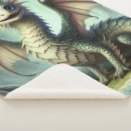 Dragon Jabberwocky Niedlich Fantasy Creative Art Sherpadecke (3/4)