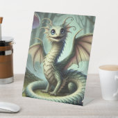 Dragon Jabberwocky Niedlich Fantasy Creative Art Sockelschild (In SItu)