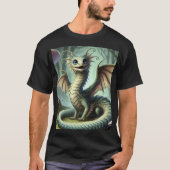 Dragon Jabberwocky Niedlich Fantasy Creative Art T-Shirt (Vorderseite)