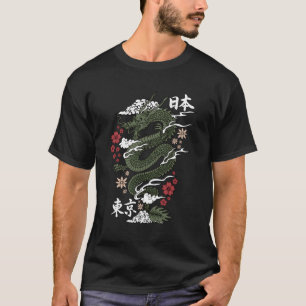 Dragon Japanisch Asiatische Kultur Tokio Japan Dra T-Shirt